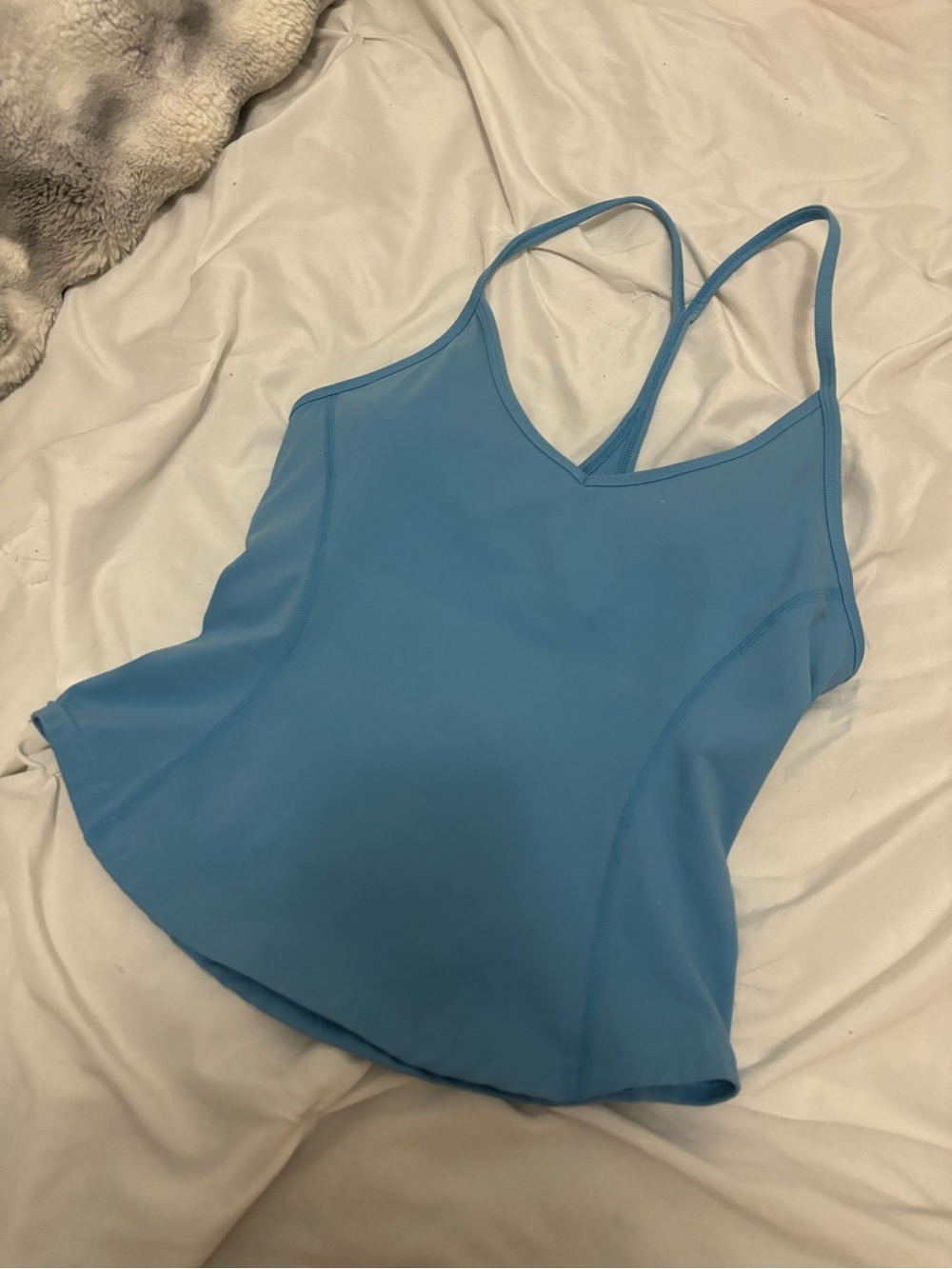 Garage Light Blue V-Neck Strappy Tank